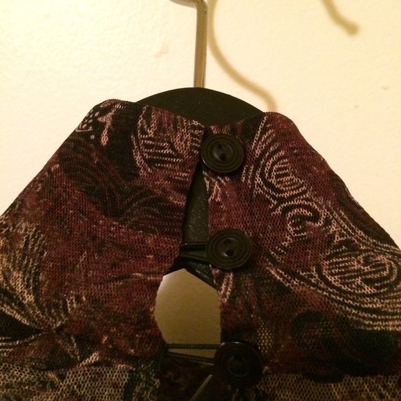 Sheer Long Sleeve Crop Top - Picture 5 of 7